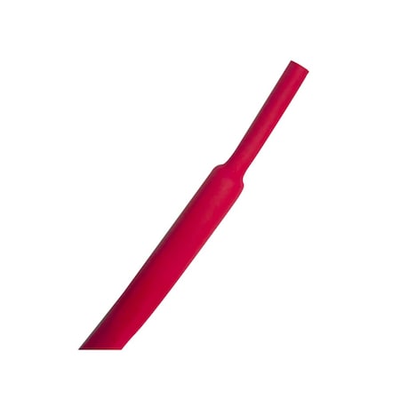 KABLE KONTROL Kable Kontrol® 2:1 Polyolefin Heat Shrink Tubing - 1/4" Inside Diameter - 10' Long - Red HS359-S10-RED